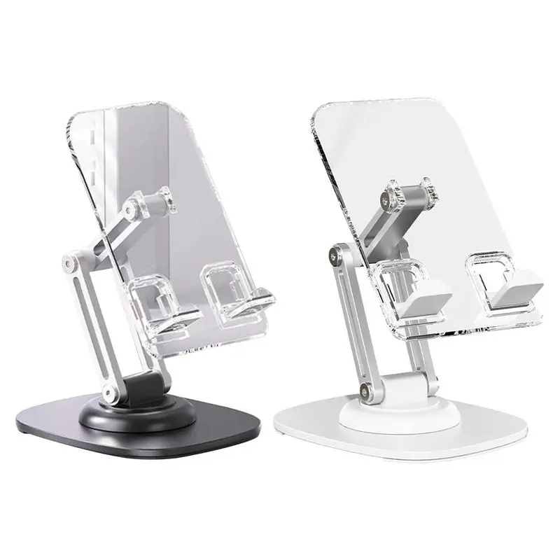 

Cell Phone Stand ABS Multi-angle Rotation Phone Holder Portable Desk Phone Holder Unique Cell Phone Stand Telephone Holder