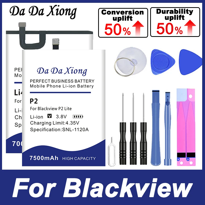 Nuova Batteria R6 P2 Dk017 Li426587Htt Di Alta Qualità P10000 Per Blackview R6 A10 A70 A80 A90 A100 P2 P10000 Lite Pro