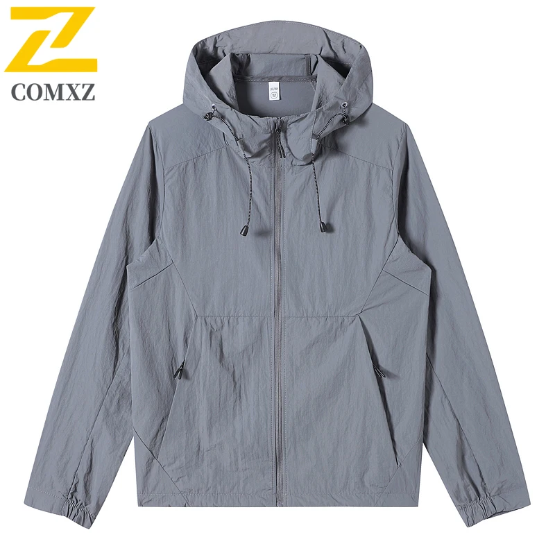 Summer Ice Silk UV Protection Jacket UPF50+ Lightweight Sun Hoodie Outdoor Sports Skin Coat for Men Women Sunscreen clothing