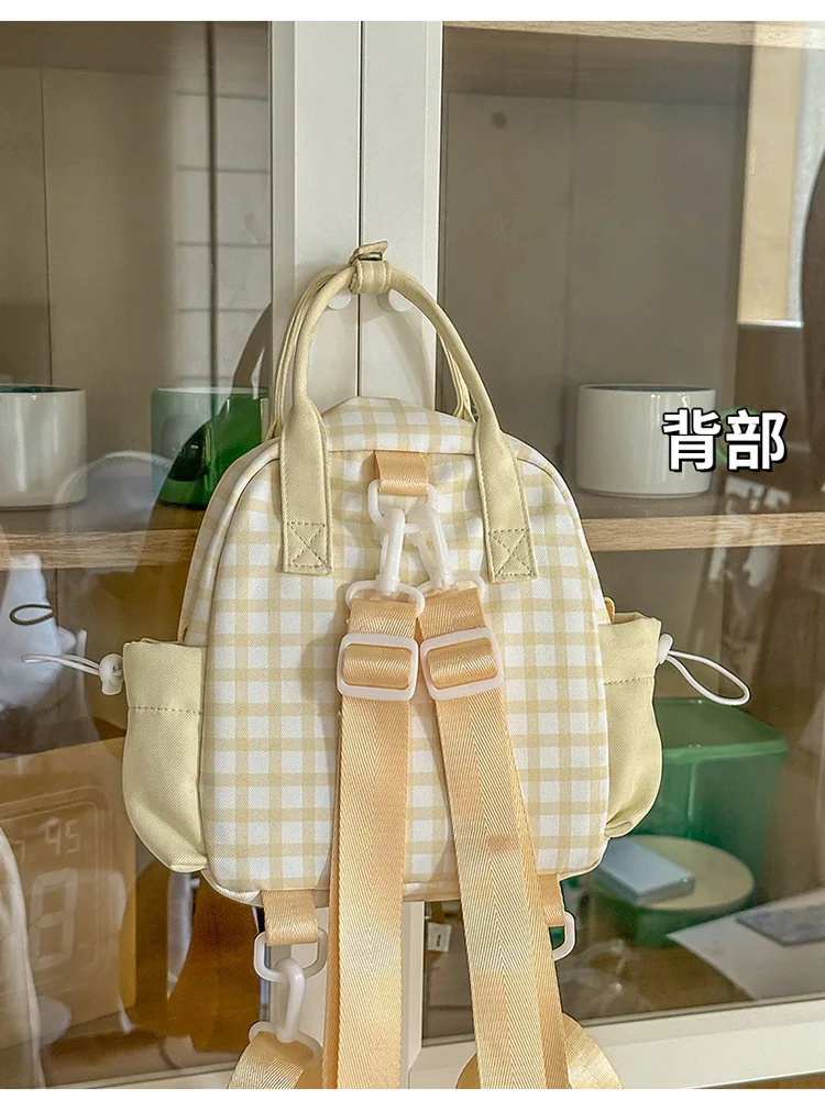 Kawaii Pastel Grid Harajuku Ita Tote Bag