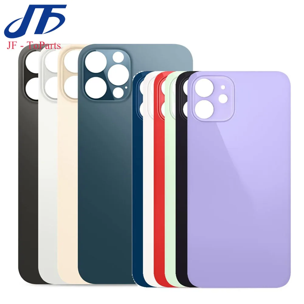 Battery cover rear door for IPhone 12 Pro Max Mini Back Glass Replacement 10Pcs phone back cover,glass phone back cover,glass battery cover