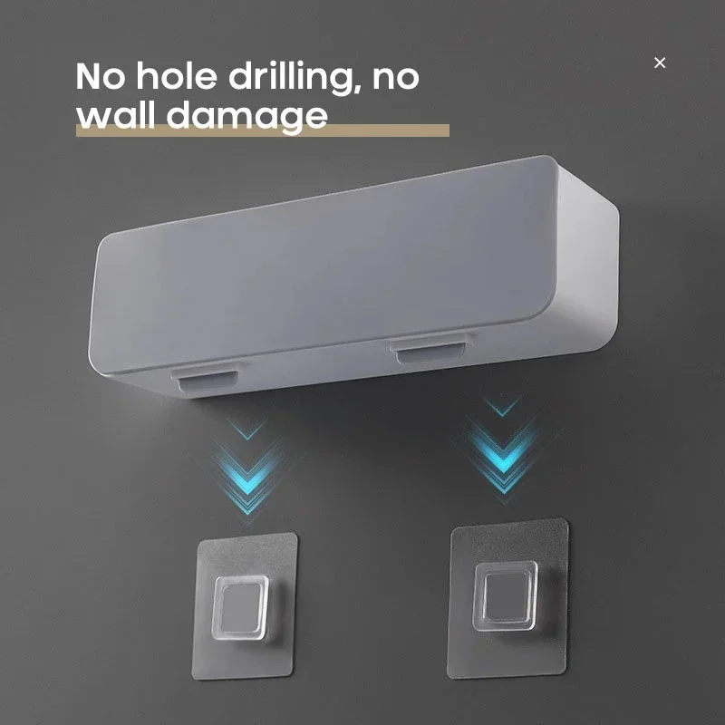 Kitchen Wall Mounted Spice Storage Rack Salt and Pepper Shaker Spice Jar Seasoning Container with Spoon Spice Storage Tool