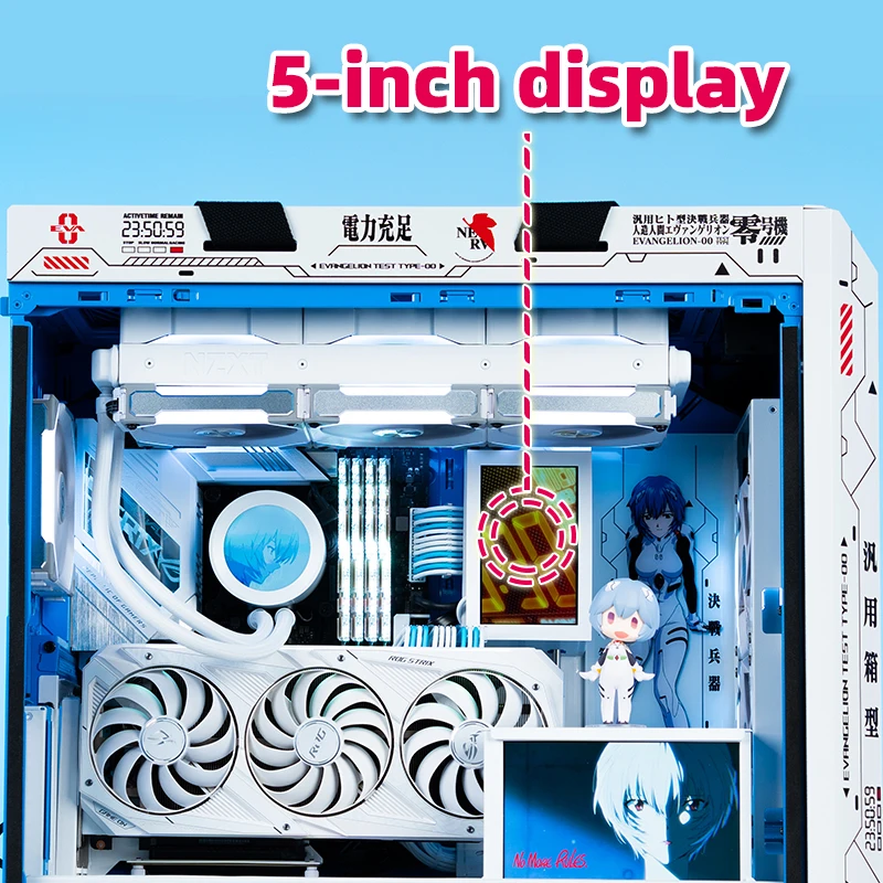 5-inch screen IPS chassis sub-screen USB display shows Aida64 video GIF DIY small display monitor