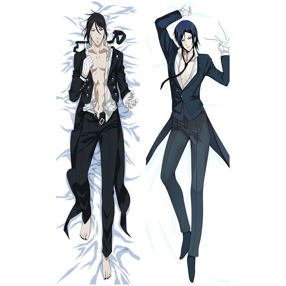 Anime Body Pillow Case Black Butler Dakimakurar Covers Sebastian  Double-Sided Bedding Hugging Polliw - AliExpress, image size:960x960