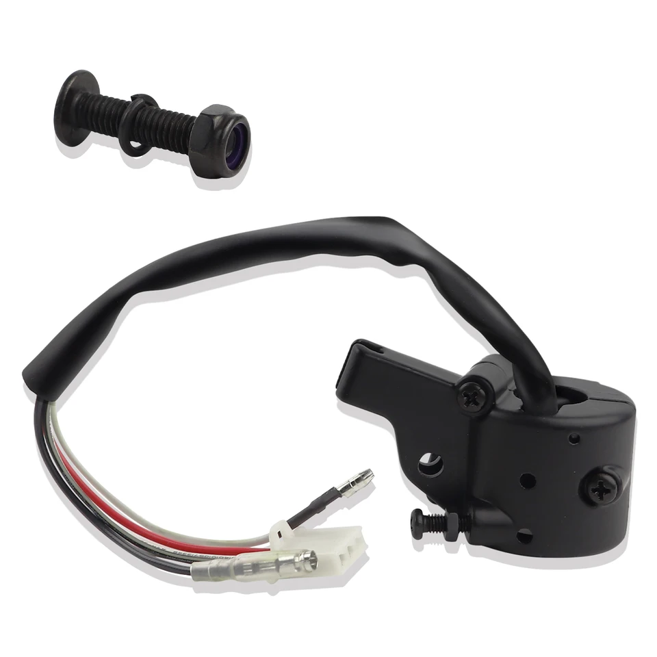 QAZAKY Throttle Housing Start Switch Handlebar Accelerator