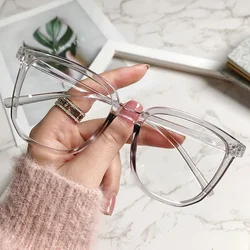 Chic Transparent Frame Anti - Blue Light Eyewear - Anti - blue light (GRAY)
