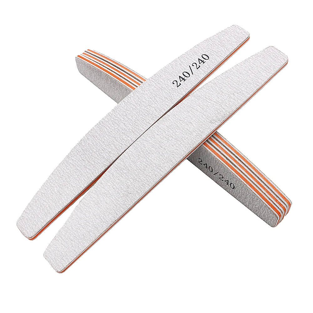 Vibrant 5-Piece Nail File Set - Professional Multi-Grit Manicure Tools