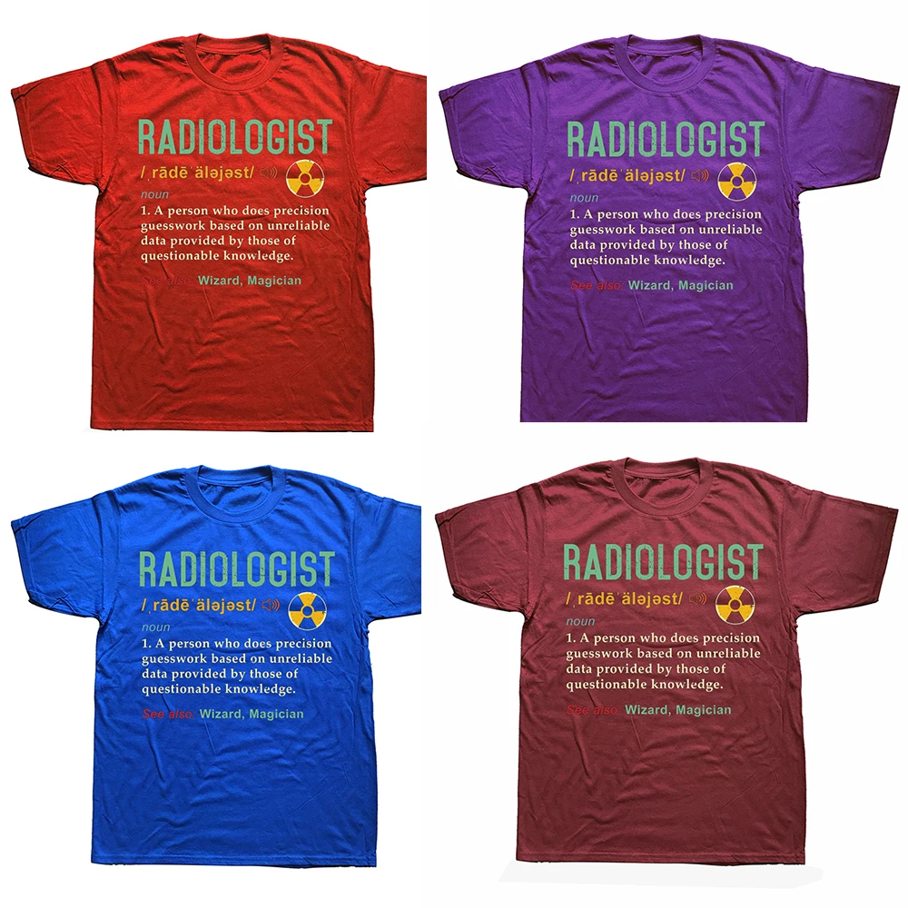 Retro Radiology Technologist T-shirt For Men Rad Tech Graphic_voghion.com