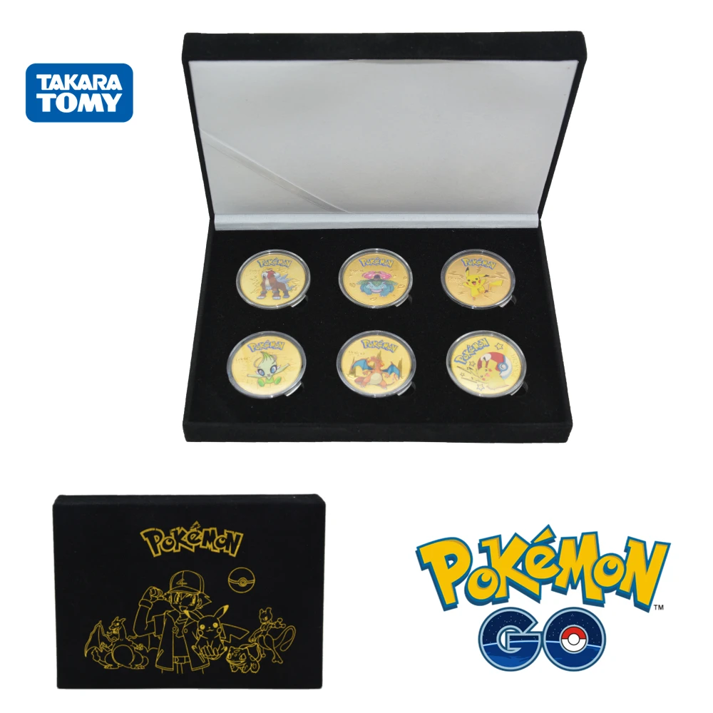 Metal Pokemon Coins