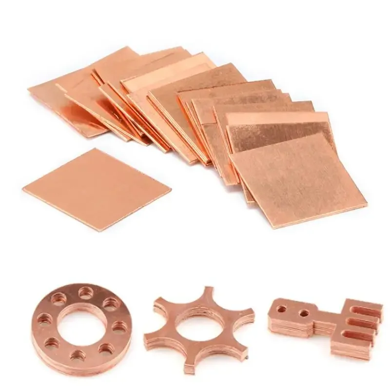 Versatile Copper Metal Sheet - Multiple Thickness & Size Options Available