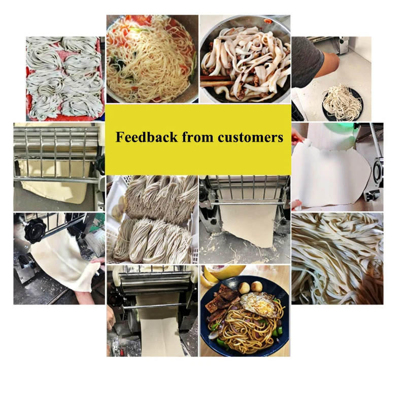 Electric Noodles Machine Stainless Steel Desktop Spaghetti Dough Press Sheeter Roller Kneading Pasta Maker