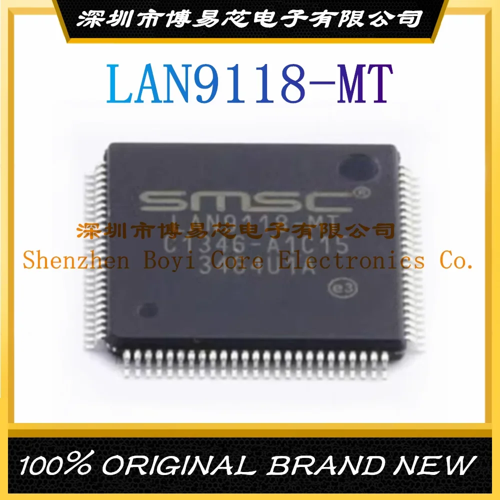 LAN9118-MT package TQFP-100 new original genuine Ethernet IC chip 1pcs lote ksz9896ctxi package tqfp 128 new original genuine ethernet ic chip