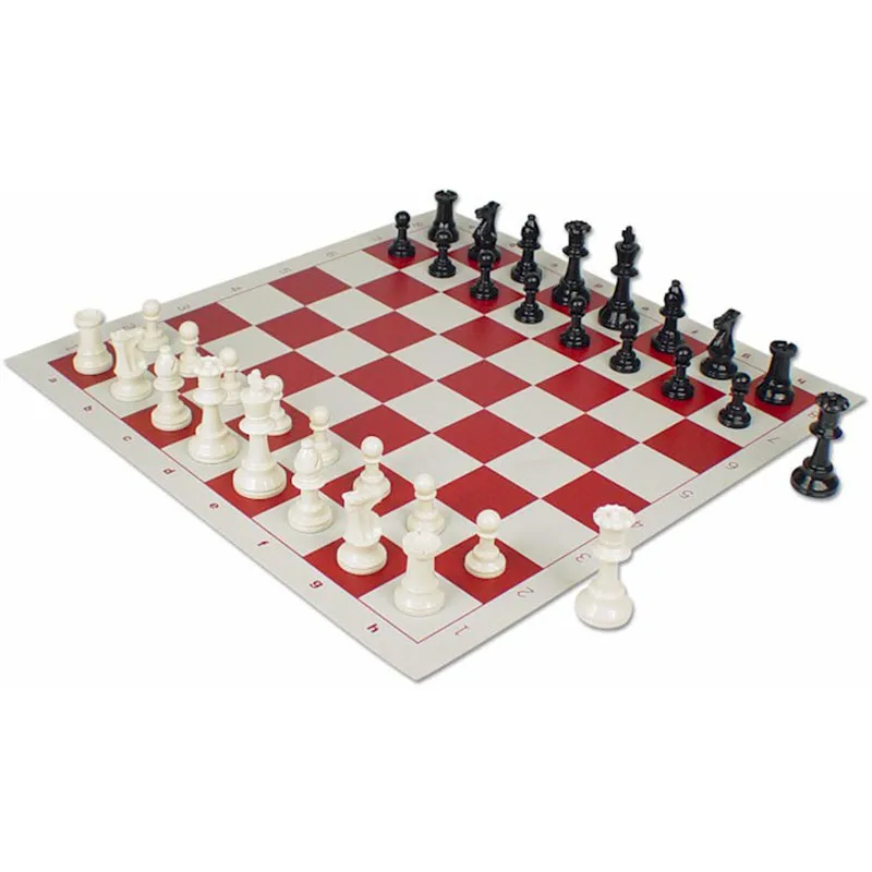 Chess Game King 97mm Resin Chess Pieces With 51cm Chessboard Set Games