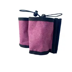 Durable Travel Luggage Cup Holder for Hands-Free Convenience (Rose Red)