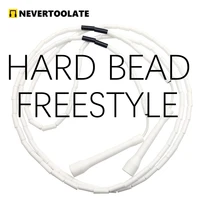 NEVERTOOLATE  HARD BEADS CC HANDLE ELEVATE ROPE FREESTYLE JUMP ROPE SKIPPING ROPE SKIP 1
