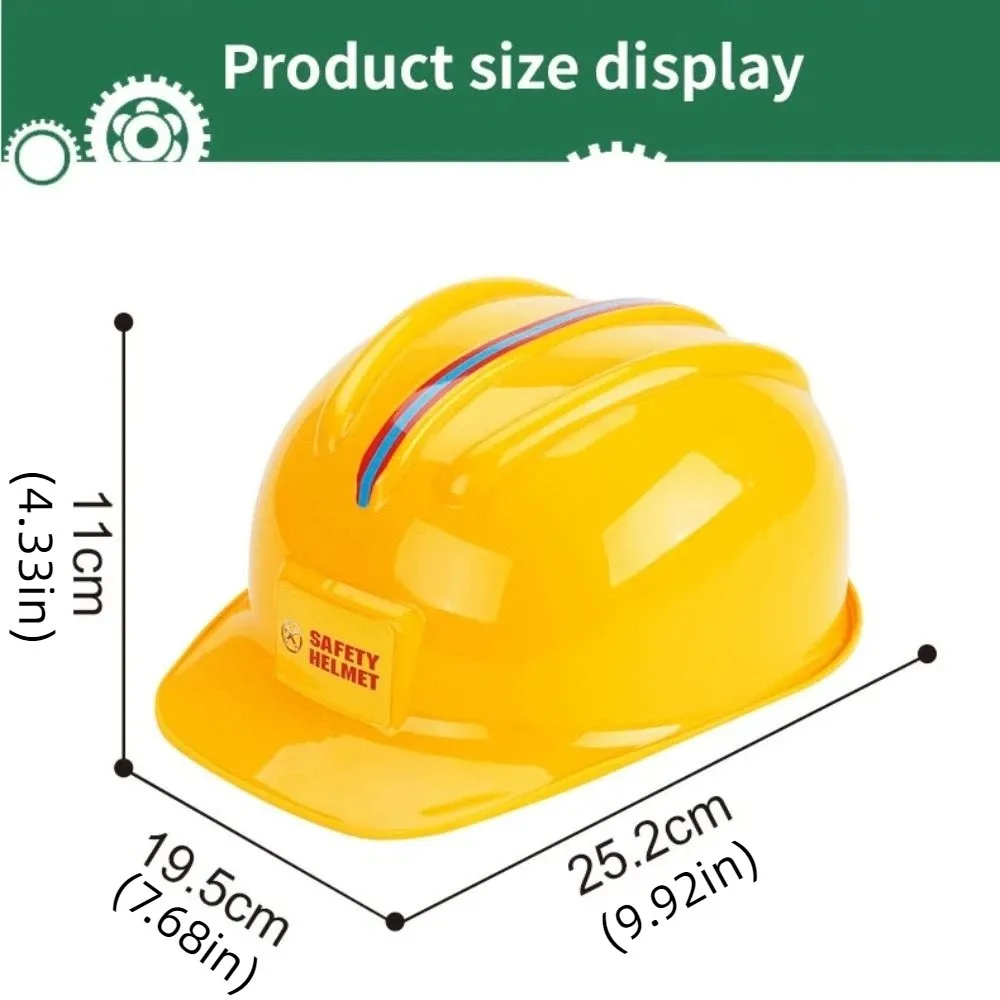 Party Cosplay Supplies Plastic Simulation Engineering Hat Cosplay Ornaments Safety Engineering Hat Construction Hat Adult