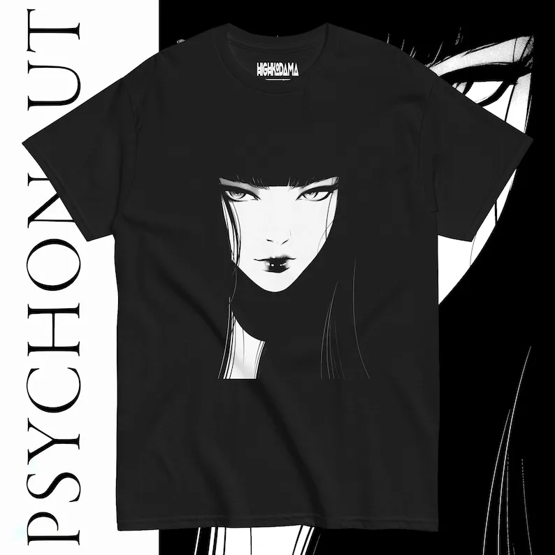 

PSYCHONAUT Japanese Anime Harajuku Kawaii Tee