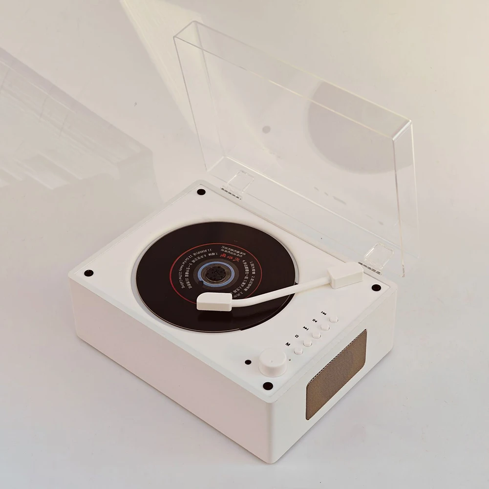 CD player Home Music Player Rechargeable Support CD BT USB 3.5mm AUX Bluetooth-Compatible 5.0 Desktop Home Decor