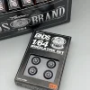 BNDS 1/64 ABS Wheels Black Chrome With Rubber Tires Assembly Rims Modified Parts for Model Cars Refitted Hotwheels Tomica MiniGT 5