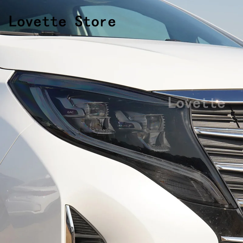 

Для Trumpchi GAC MOTOR MGN8 2021-2023 Legacy Impreza Автомобильная фара искусственная лампа Дымчатая черная наклейка из ТПУ