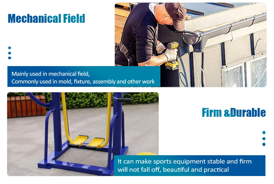 NINDEJIN Heavy Duty Expansionsbolzenanker Gelb verzinkte Fixschrauben M6 M8 M10 M12 M14 M16 Hülsenanker für Beton – Detail 11