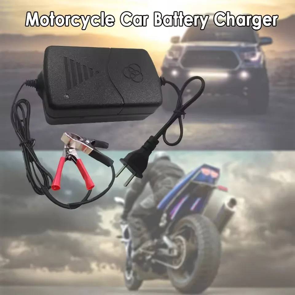 Compact Automatic 12V 1A Car Battery Charger