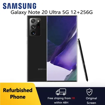 Samsung Note 20 Ultra 5G N986U1 ricondizionato 6,9" AMOLED originale 12 GB + 256 GB Octa Core Snapdragon Cellulare Eccellente condizione