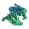 3D Printed Gem Dragon Crystal Fidget Toy Rotatable Articulated Dragon Egg Ideal Gift for Kids with ADHD Perfect for Birthdays 3