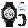 SYNOKE Men Outdoor Sports Multifunctional Waterproof Large Screen Display Luminous LED Digital For Men Fashion Silicon Watch 3