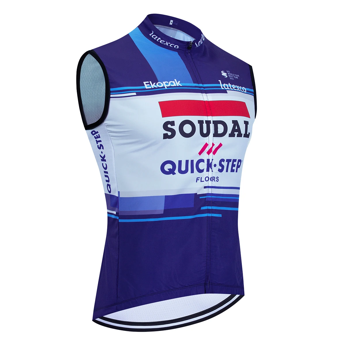 2024 Quickstep Cycling Team Jersey RC Team Pro Bike Vest Windbreaker Men Summer Ropa Ciclismo Sleeveless Bicycle Tshirt 2