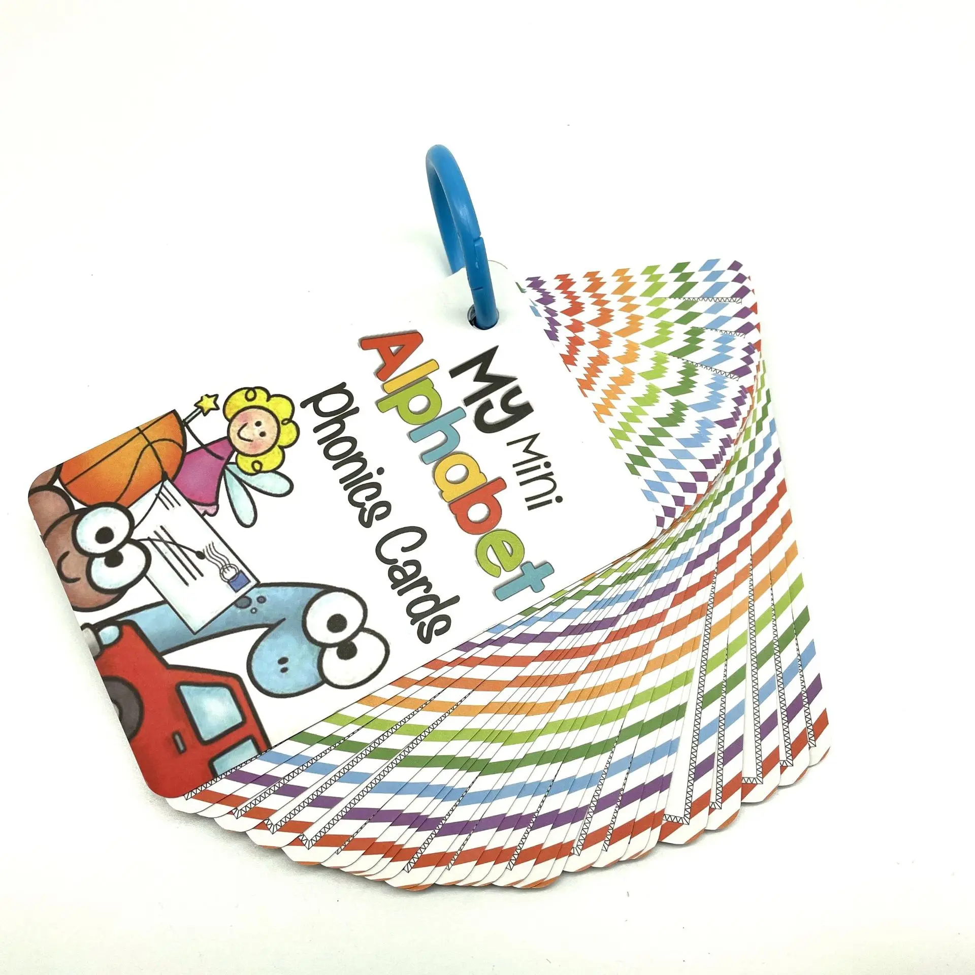English 26 Letters Alphabet Phonics Pocket Flash Cards Early Educational Learning English Word Toys 3