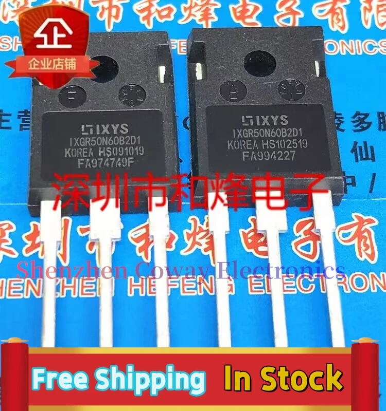 

10PCS-30PCS IXGR50N60B2D1 TO-247 MOS In Stock Fast Shipping