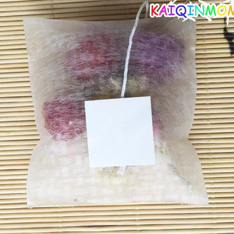 Corn Fiber Tea bags 100pcs/lot Pyramid Shape Heat Sealing Filter Teabags PLA Biodegraded disposable tea bags disposable tea filter bags