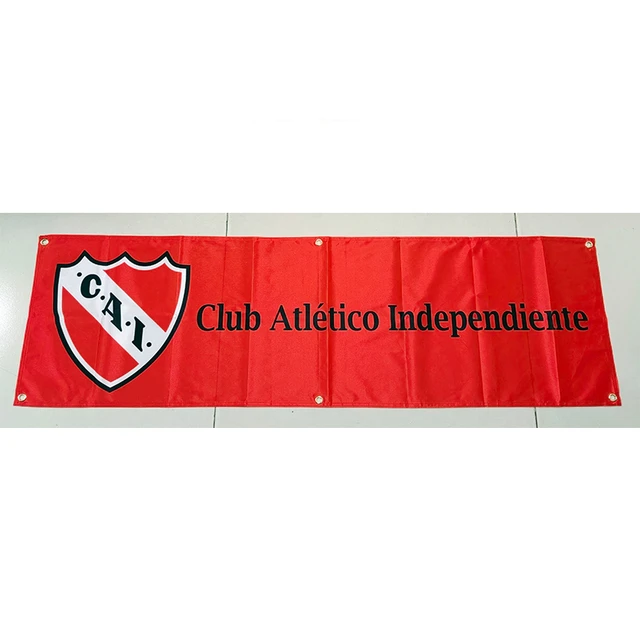 Argentina clube atlético independiente bandeira personalizar bandeiras do  clube de futebol 1.5 * 5ft (45*150cm) personalizado publicidade decoração  banner - AliExpress