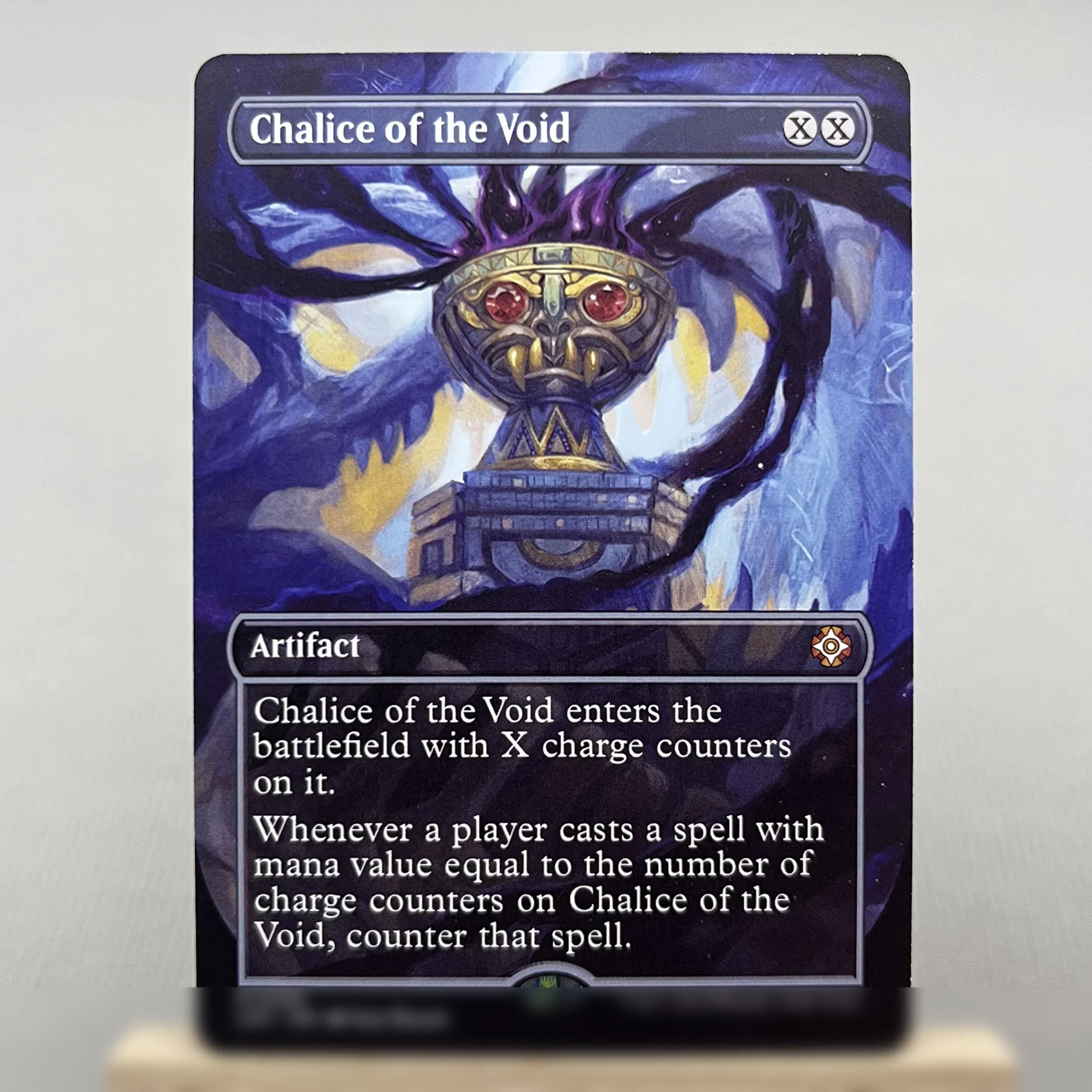 TCG Cards WOT SPG LCC WOE LCI HOLO4-01 For Home Play Proxy Mana Crypt Rhystic Study Smothering Tithe Chalice of the Void