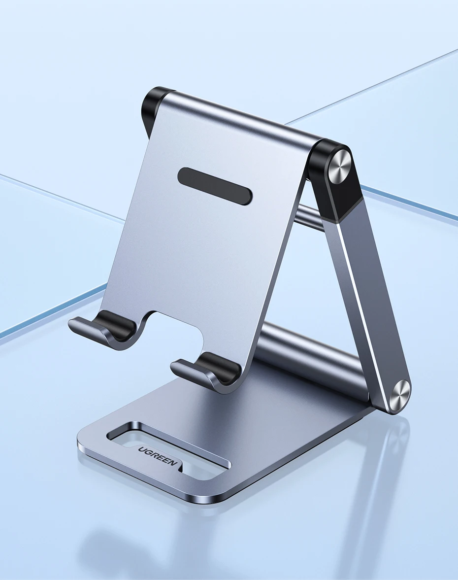 UGREEN Phone Stand Aluminum Cell Phone Adjustable Desk Phone Holder for iPhone 13 12 Pro Max Tablet Support Mount Holder Stand