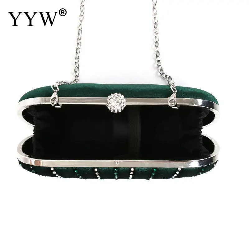 Fashion Women Bags Velvet Day Clutch Luxury Diamonds Evening Bags 2023 Lady Handbags Party Wedding Female Purse Crossbody Bag