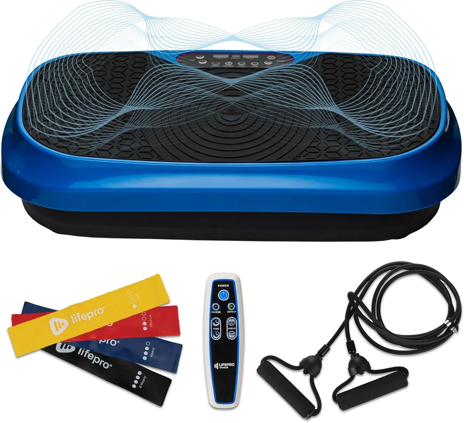 Mini Vibration Plate-Whole Body Vibration Platform Exercise Machine-Home & Travel Workout Equipment for Weight
