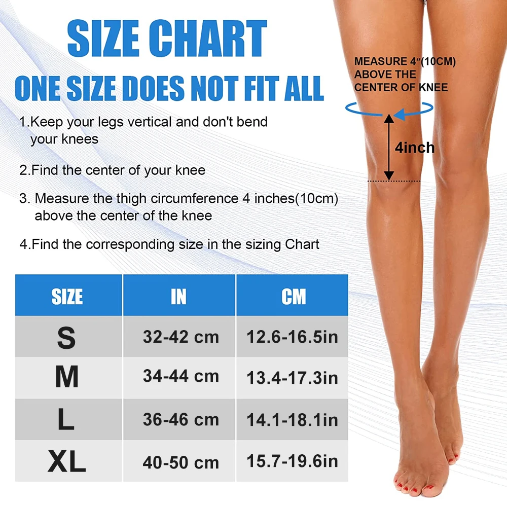 Compression Knee Brace 1Pcs Compression Knee Brace for Women Men Running Knee Pain Knee Support Compression Sleeve Sports Braces for Arthritis