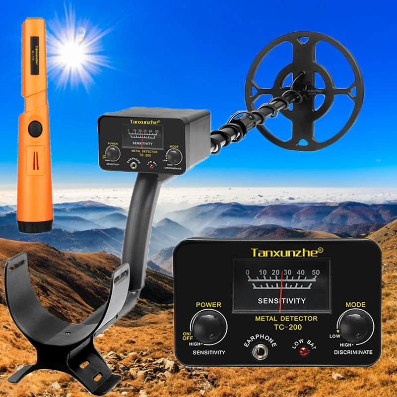 Metal Detector Tanxunzhe High Sensitivity Underground Iron Metal Gold Detector Adjustable Tracker for Treasure Search hot