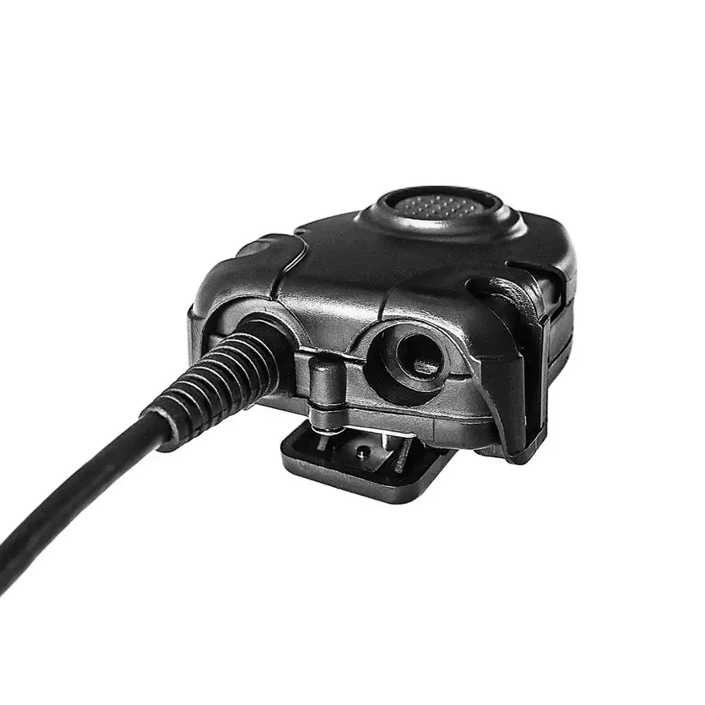 Tactical Headset PRC PTT 6-pin U94 PTT Intercom Adapter for AN/PRC152 PRC 148 Virtual Case