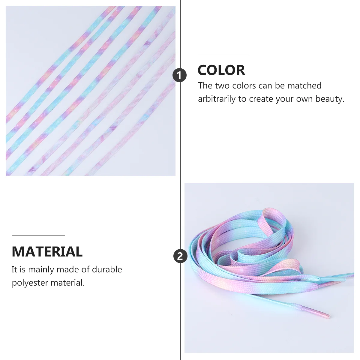 Рисунок 6 - 2 пары, разноцветные ремешки для