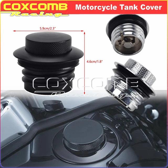 Motorcycle Accessorie Knurled Gas Tank Cover Flush Mount Pop-Up Fuel Cap  For Harley Touring Tri Electra Road Street Glide 08-17 - AliExpress