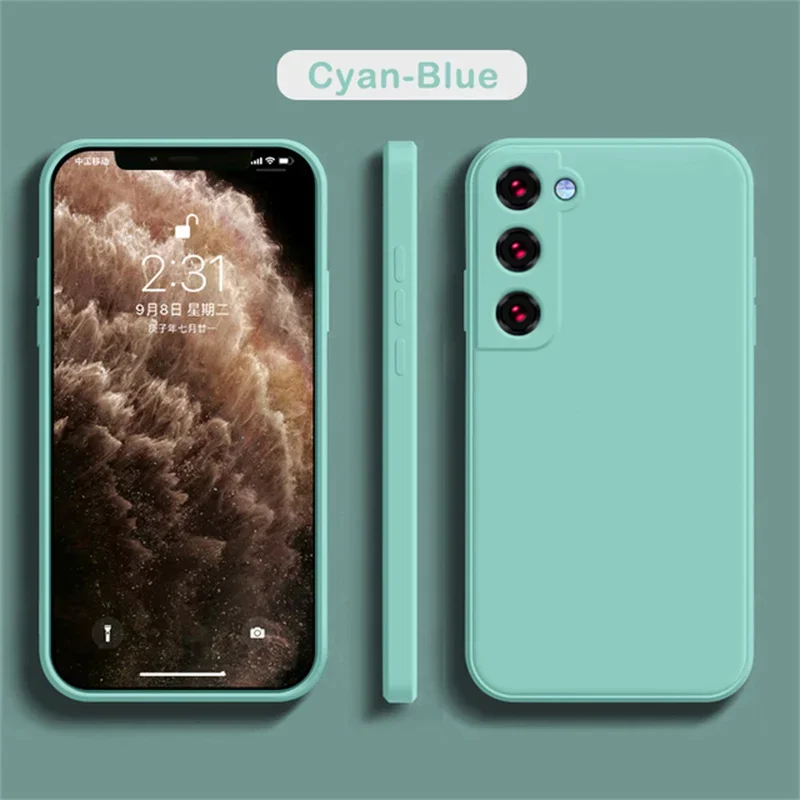 thumbnail image 1 of Soft Liquid Silicone Cover Case For Samsung Galaxy A42 A32 A52S A71 A72 A82 S20 21 FE S21 S22Ultra22 S22 PLUS Note10 20 20U, 1 of 5