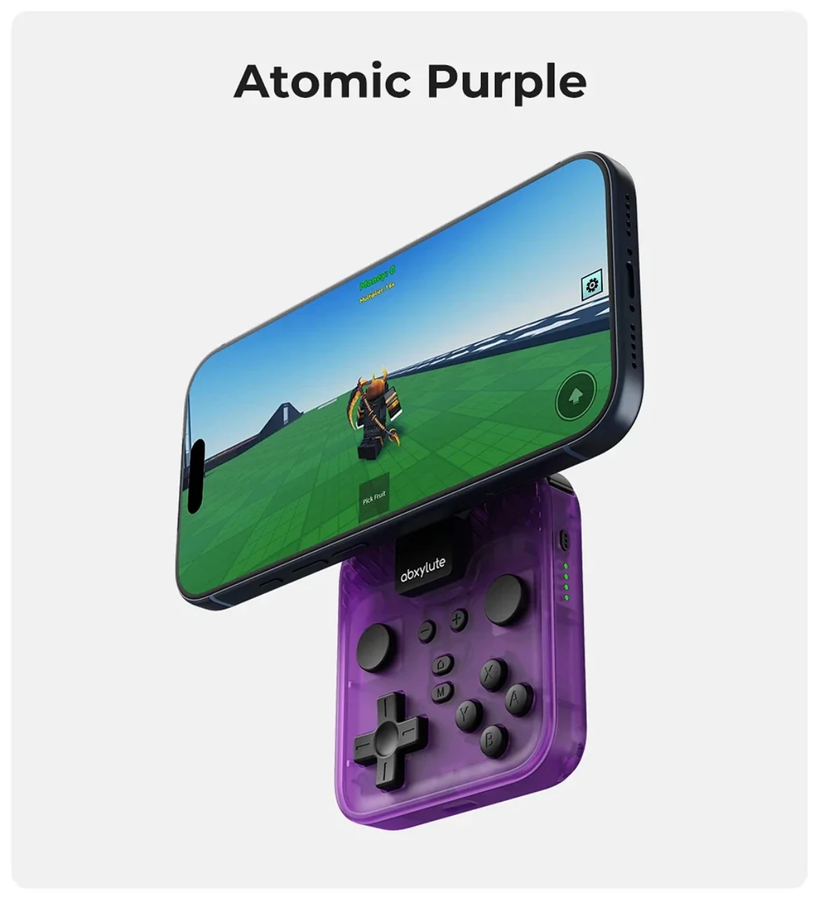 Abxylute M4 스냅온 폰 컨트롤러 마그네틱 미니 모바일 게임패드 휴대용 iOS 안드로이드 스위치 PC 클라우드 게이밍 레트로 에뮬레이션