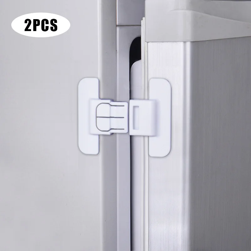 Baby Safety Cabinet Lock 2Pcs/Lot Drawer Door Locks for Baby Child Infant Anti-Pinching Hand Security Protection Safety Buckle