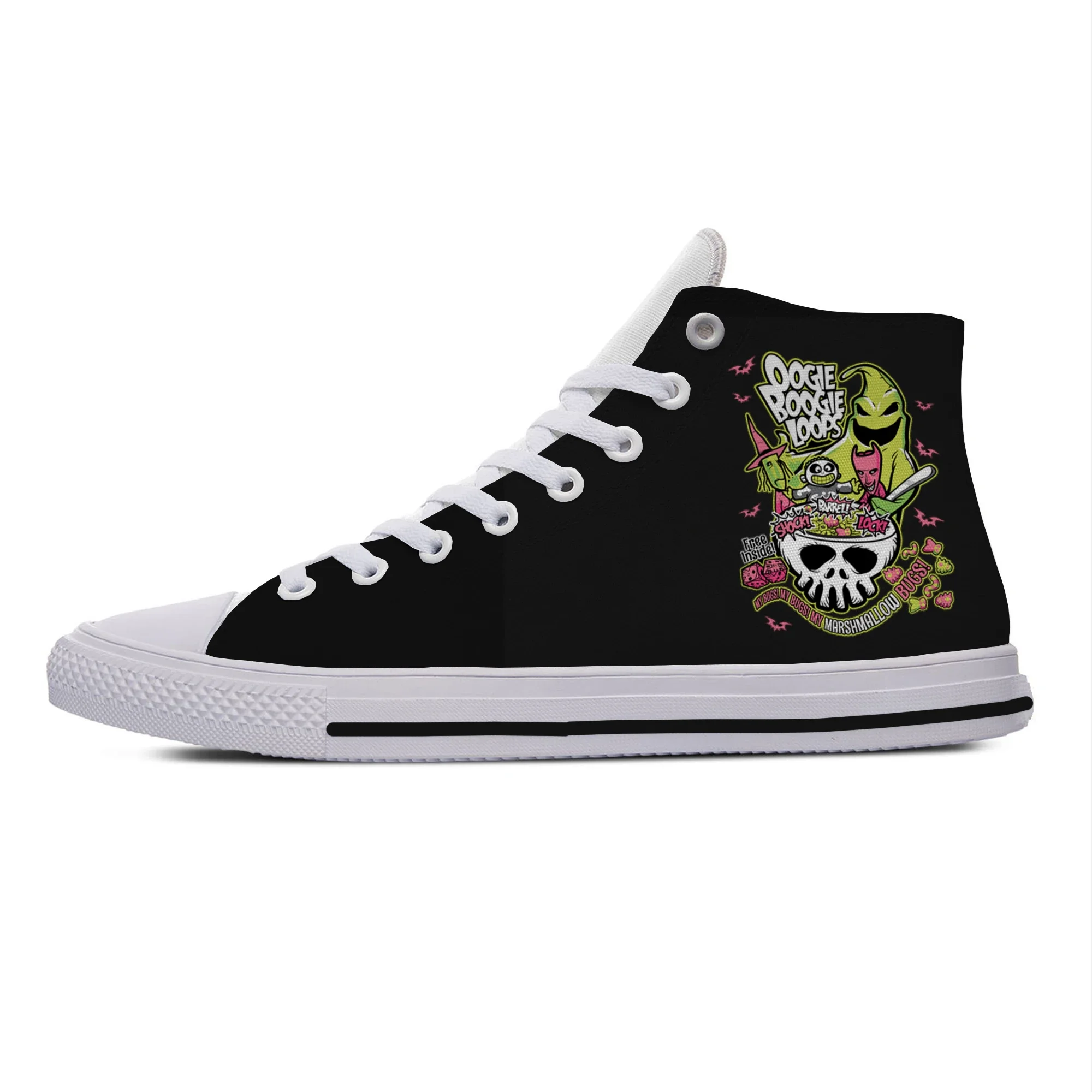 Hot Summer Oogie Boogie Loops New Arrive Fashion Lightweight High Top Canvas Shoes Men Women Casual Shoes Breathable Sneakers