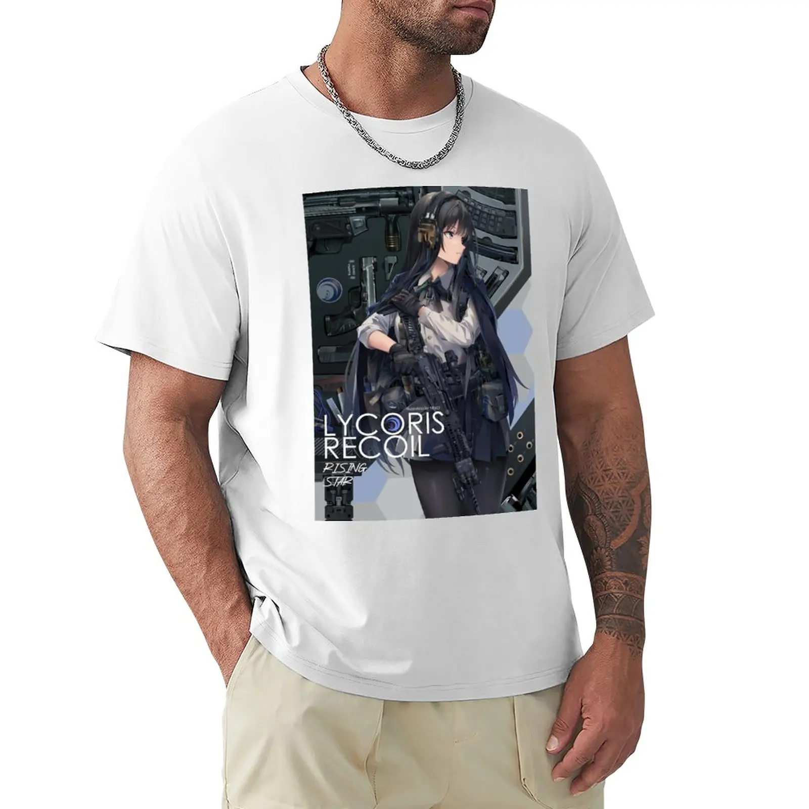 

Takina Inoue, Rising Star - Lycoris Recoil T-Shirt boys animal print shirt heavyweight t shirts mens graphic t-shirts anime