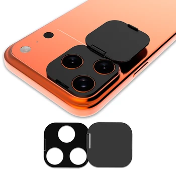 WebCam Cover Custodia per obiettivo posteriore per telefono Protezione per la privacy in plastica Aperta Chiudi Fotocamera protettiva per iPhone 17 16 15 14 13 12 11 Pro Max