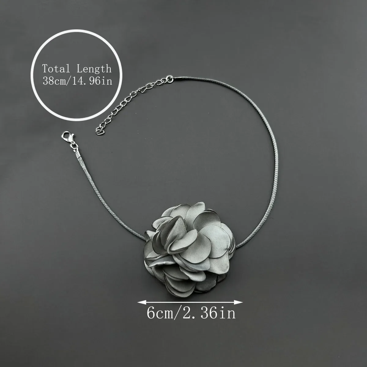 Elegant Rose Multi-layer Flower Clavicle Chain Necklace Women Ladies Korean Fashion Adjustable Rope Choker Y2K Accessories women jewelry